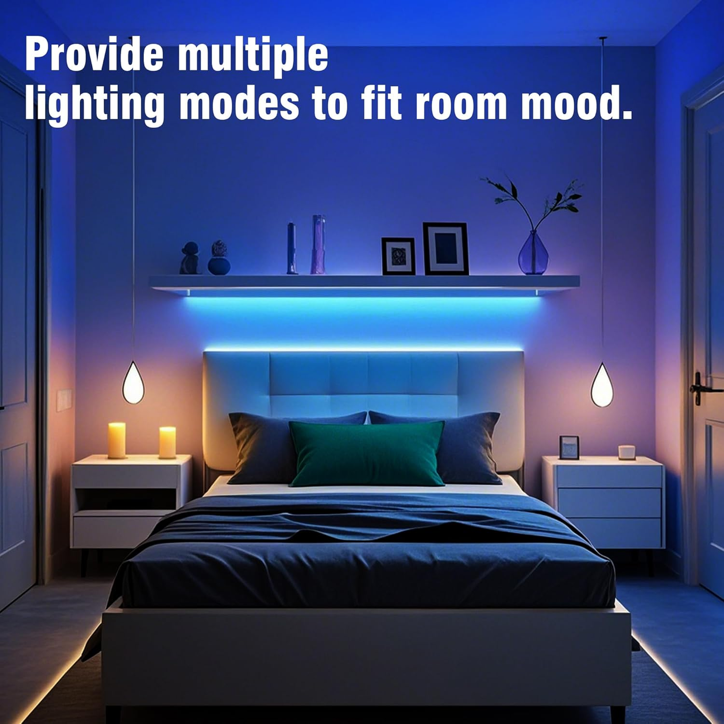 LED Strip Lights – 65.6 FT RGB Color Changing with Remote Control