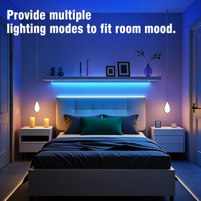 LED Strip Lights – 65.6 FT RGB Color Changing with Remote Control